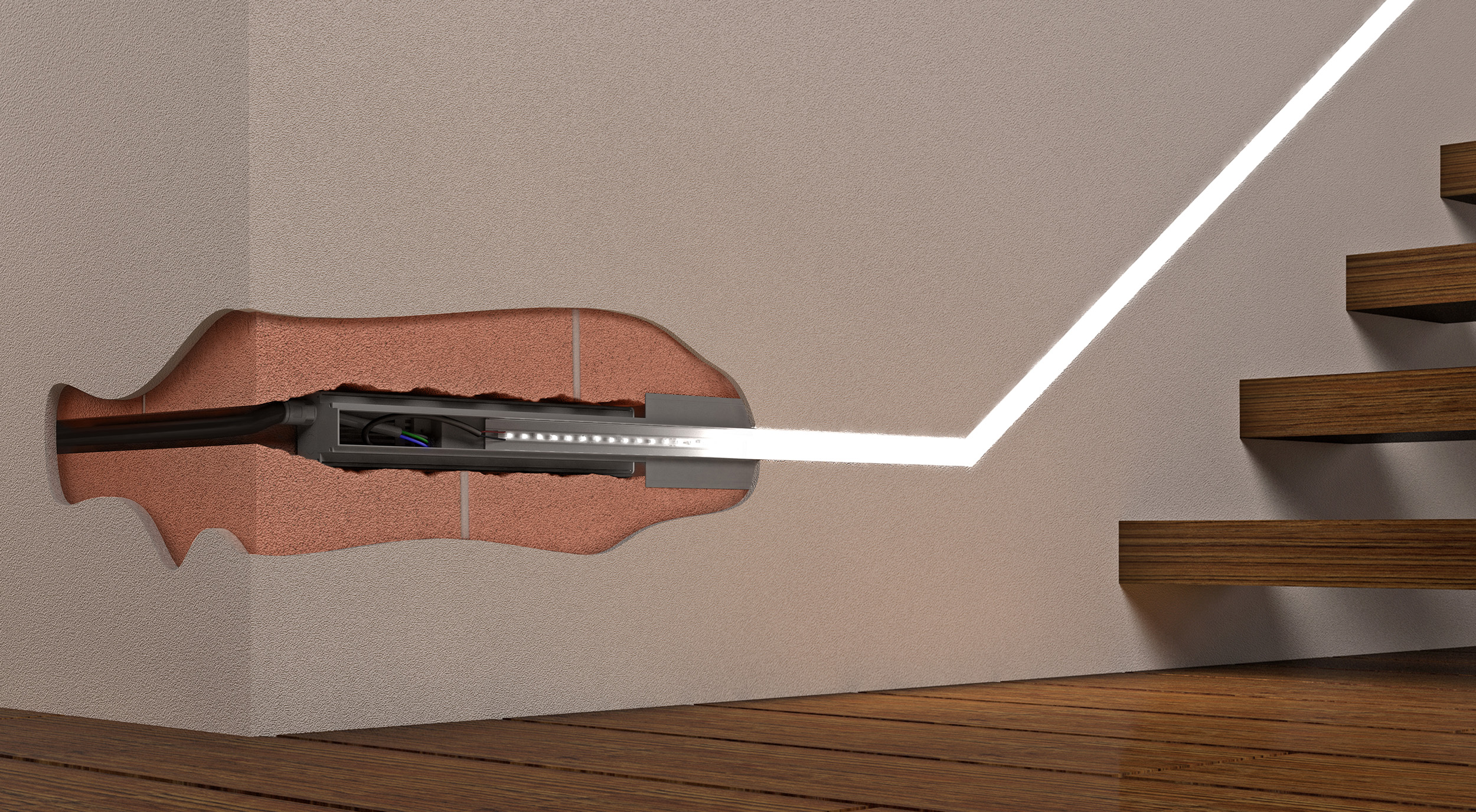 LED-Profil auf der Light & Building