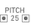 Pitch: 25