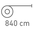 Rollenlänge: 840 cm